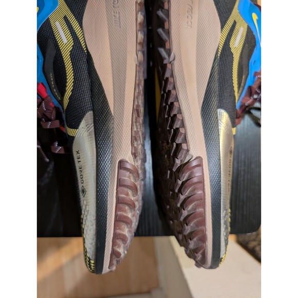 Nike React Pegasus Trail 4 GORE-TEX Black Vivid Sulfur Size 10 - Picture 12 of 16